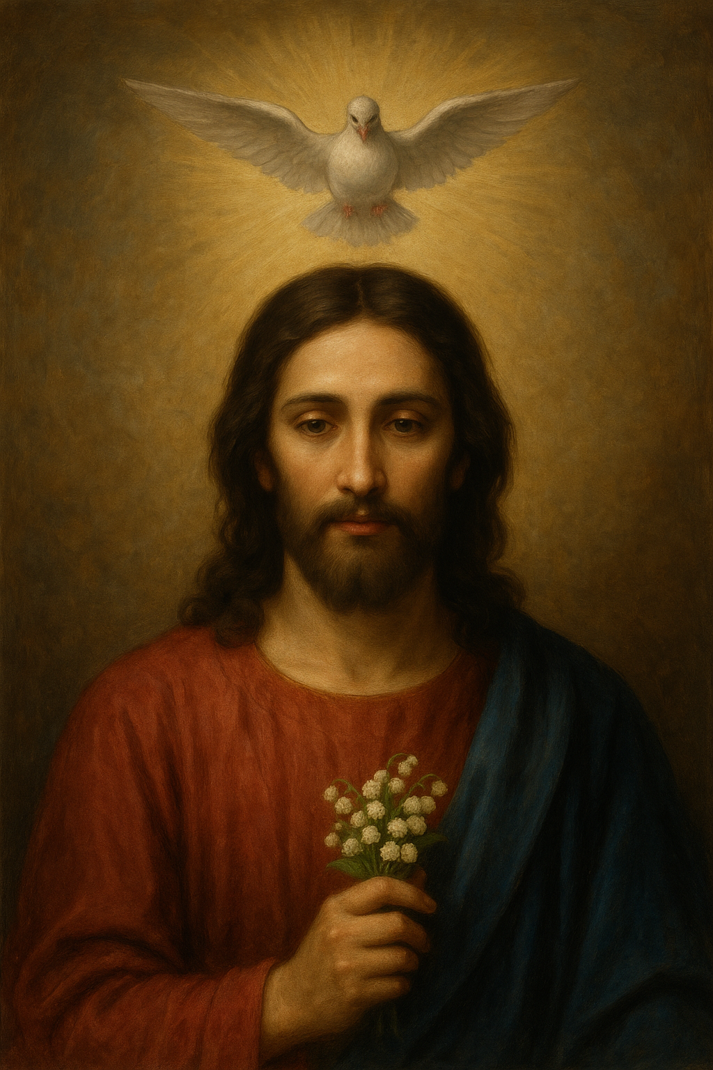Jesus Christ with Holy Spirit